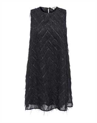ONLFaye Life Feather Kleid - Black